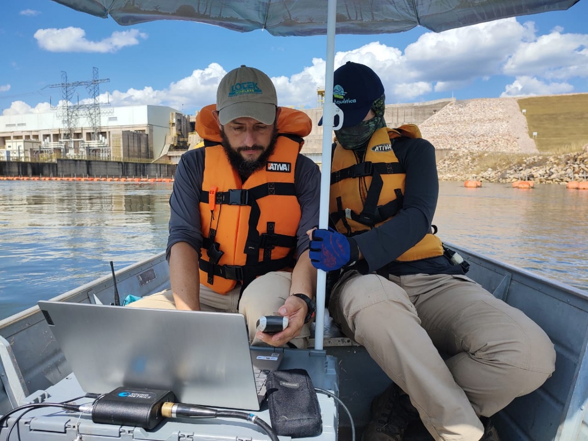 Com uso de Sonar, Sinop Energia reforça o monitoramento de peixes no rio Teles Pires